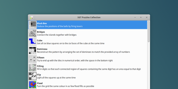 SGT Puzzles Collection 0.2.5 Released