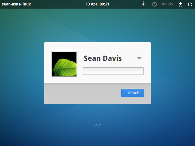 LightDM GTK+ Greeter with the latest Greybird theme.