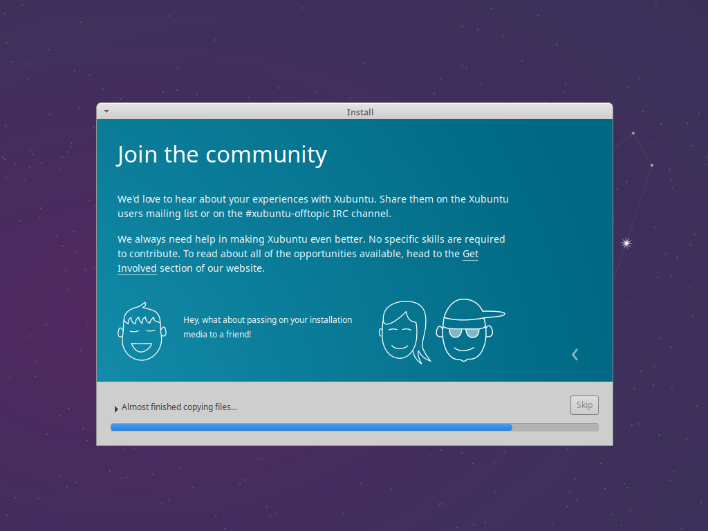 Join the community by chatting with us on IRC or contributing to the project.