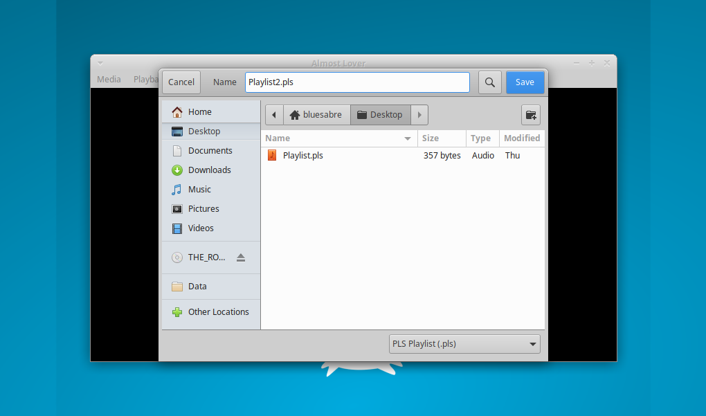 Playlists enable Parole to operate more like a library-based media player. Find and organize your content, then save it!